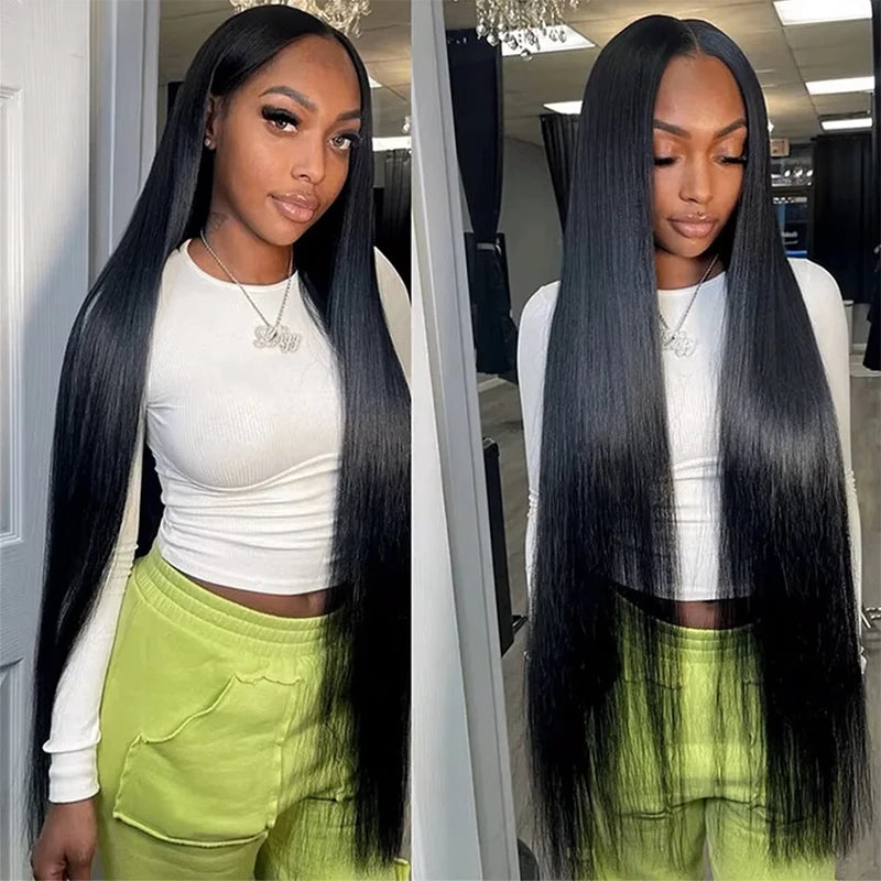 16-38 Inch 12A Natural Color Straight Human Hair Bundles Weaves Unprocessed Brazilian Human Hair Weave Bundles 1-4PCS Raw Hair Bundles Weave Extensions Hair Extensions Materials For Women Natural Black Soft Silky Hair Straight Hair Bundles Promotional sal