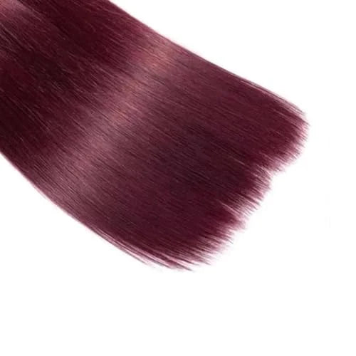 22 24 26 inch  Burgundy Bundles 99j Straight Human Hair Bundles Red Straight Human Hair Bundle 1/3 PCS Bundles Deals Brazilian