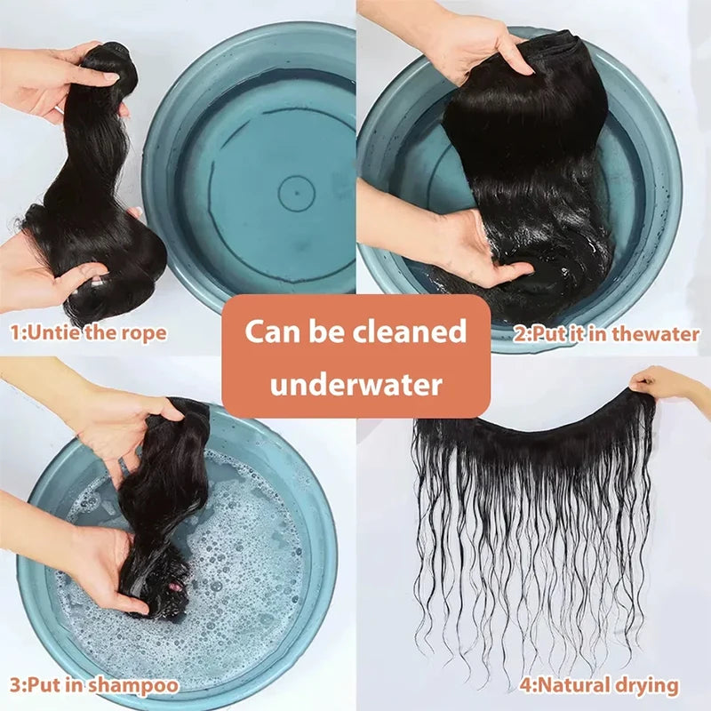 16-38 Inch 12A Natural Color Straight Human Hair Bundles Weaves Unprocessed Brazilian Human Hair Weave Bundles 1-4PCS Raw Hair Bundles Weave Extensions Hair Extensions Materials For Women Natural Black Soft Silky Hair Straight Hair Bundles Promotional sal